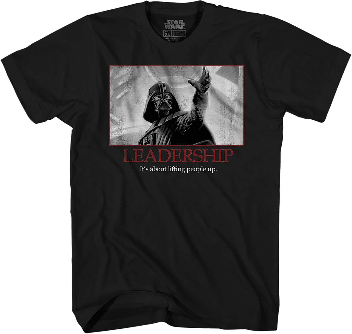 Darth Vader Leadership Motivational Poster Mens - Adult & Kids T-Shirts, Sweatshirts & Hoodies apparel design preview 1
