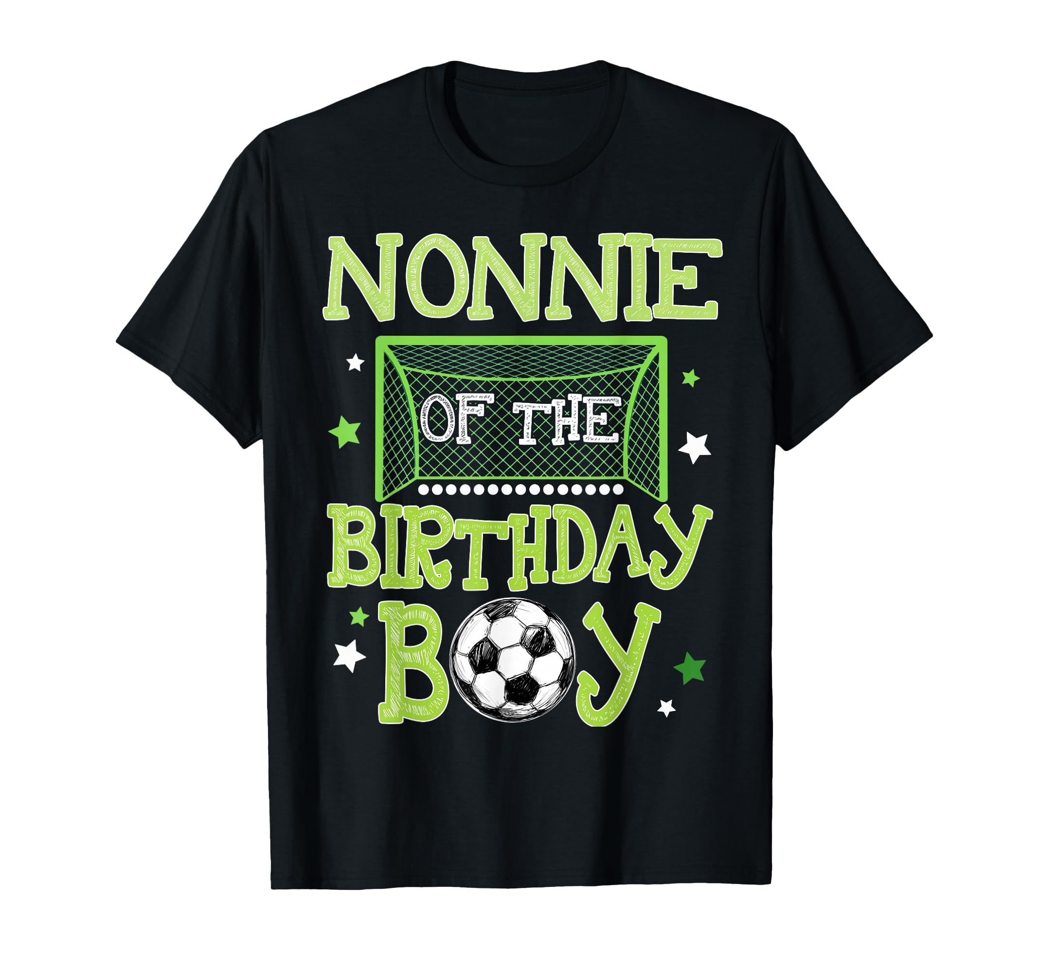 Nonnie Birthday Soccer Family Matching T-Shirt - Minimalist Print Unisex - T-Shirt, Sweatshirt, Hoodie