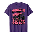 Monster Truck Sister Monster Truck T-Shirt - Minimalist Print for Adults - T-Shirt, Sweatshirt, Hoodie