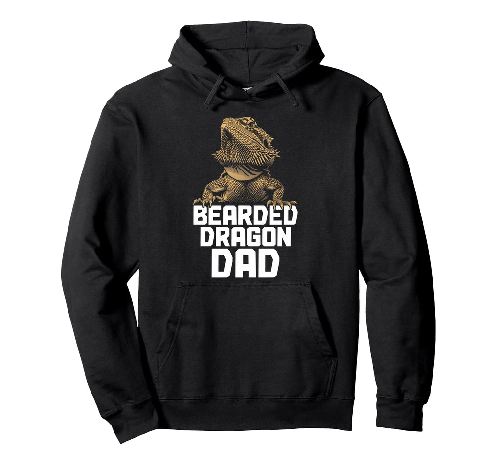 Bearded Dragon Dad Funny Reptile Hoodie - Novelty Apparel for Adults - T-Shirt, Sweatshirt, Hoodie