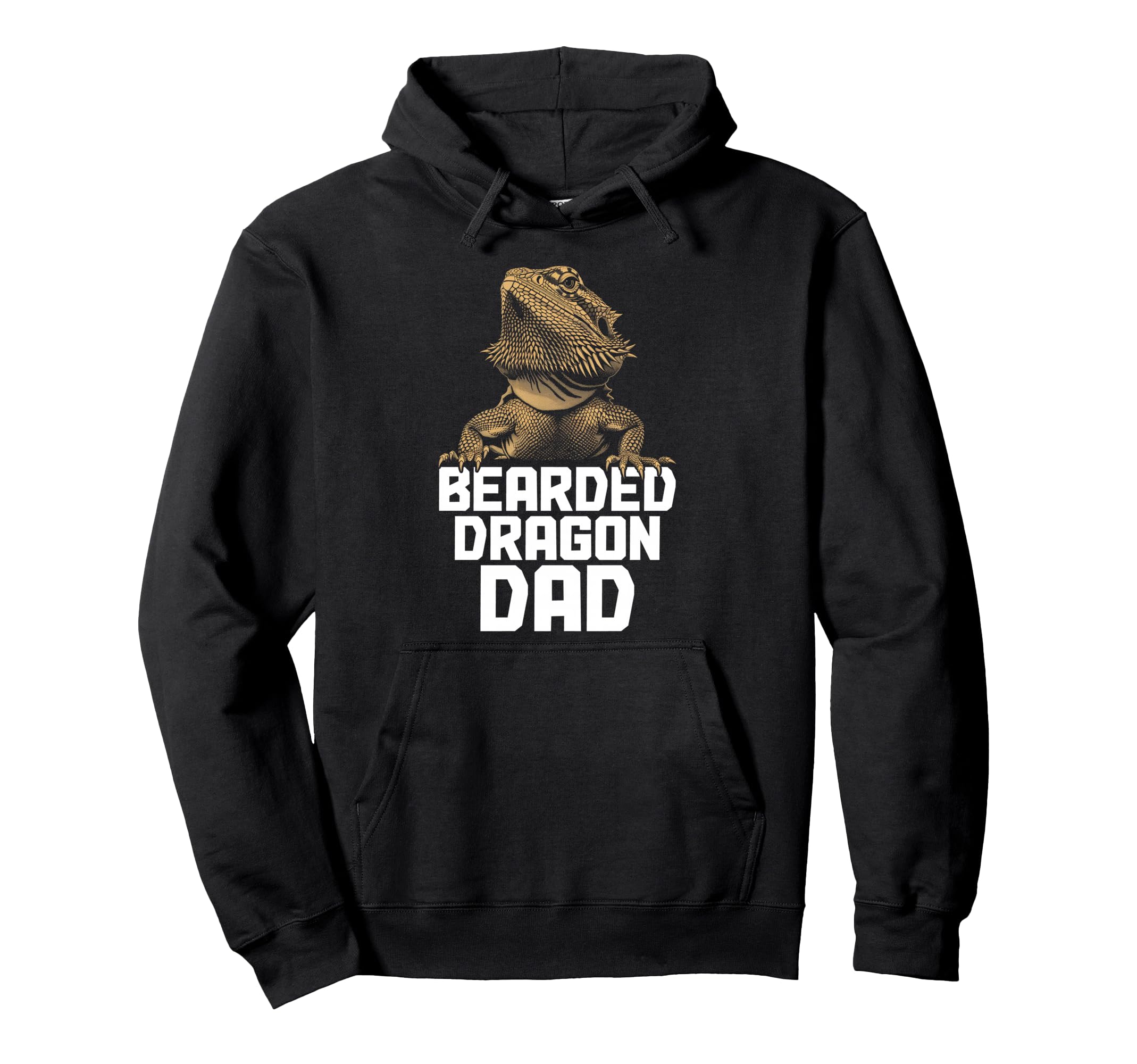 Bearded Dragon Dad Funny Reptile Hoodie - Novelty Apparel for Adults - T-Shirt, Sweatshirt, Hoodie