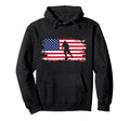 American Flag Soccer Soccer Hoodie - Novelty Apparel Unisex - T-Shirt, Sweatshirt, Hoodie