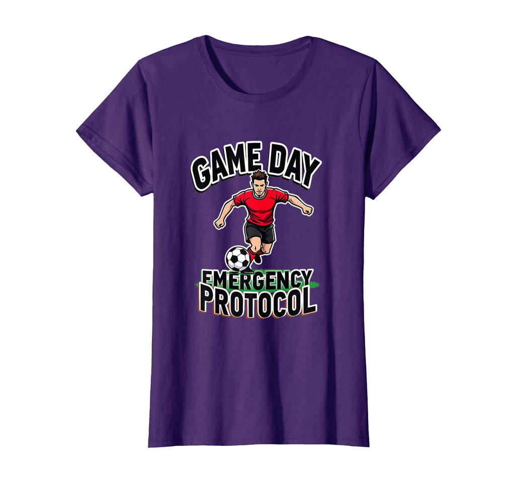 Game Day Emergency Protocol Soccer T-Shirt - Unique Graphic for Adults - T-Shirt, Sweatshirt, Hoodie