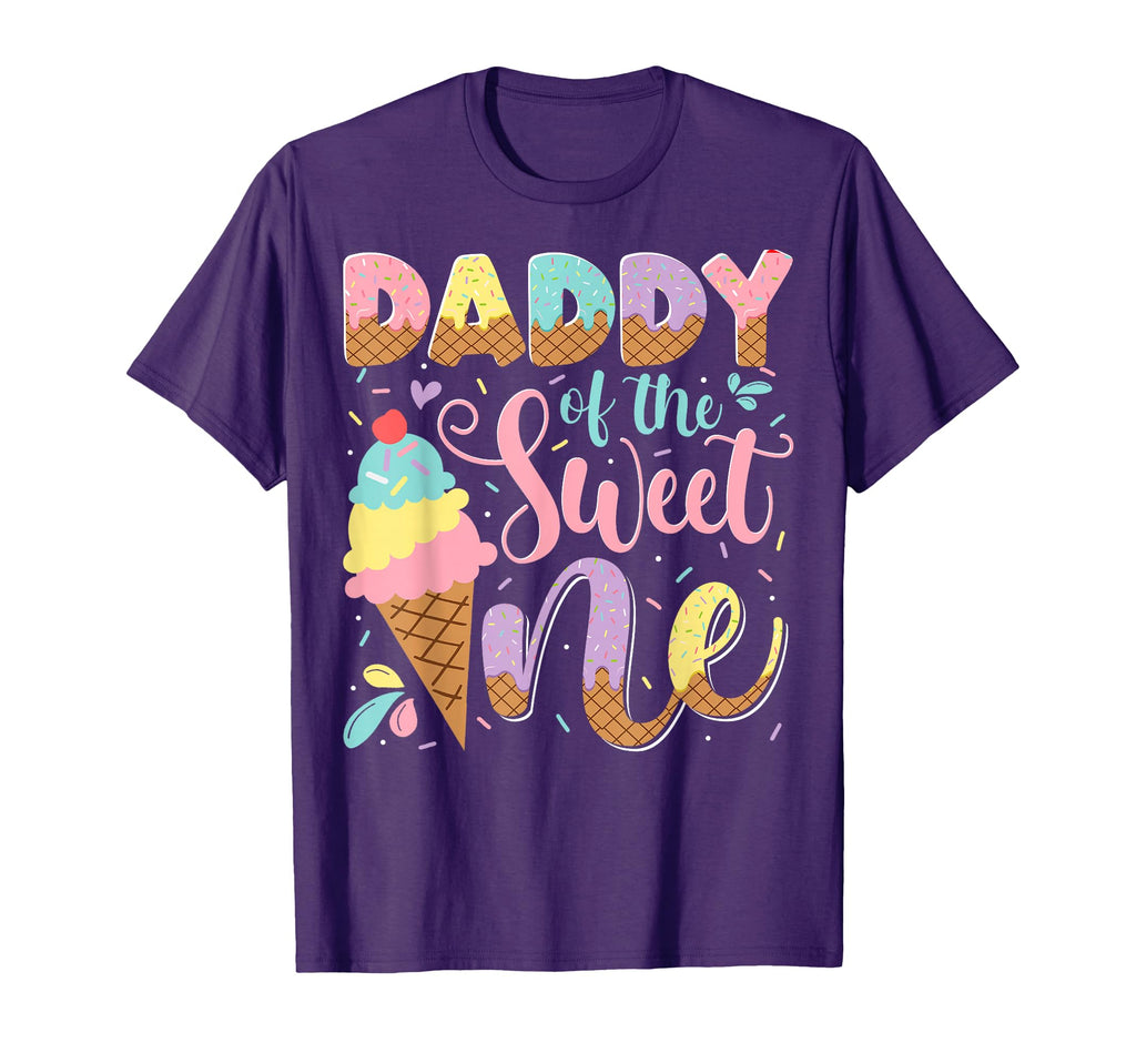 Daddy Sweet One Ice Cream 1St T-Shirt - Streetwear Style Men Women - T-Shirt, Sweatshirt, Hoodie