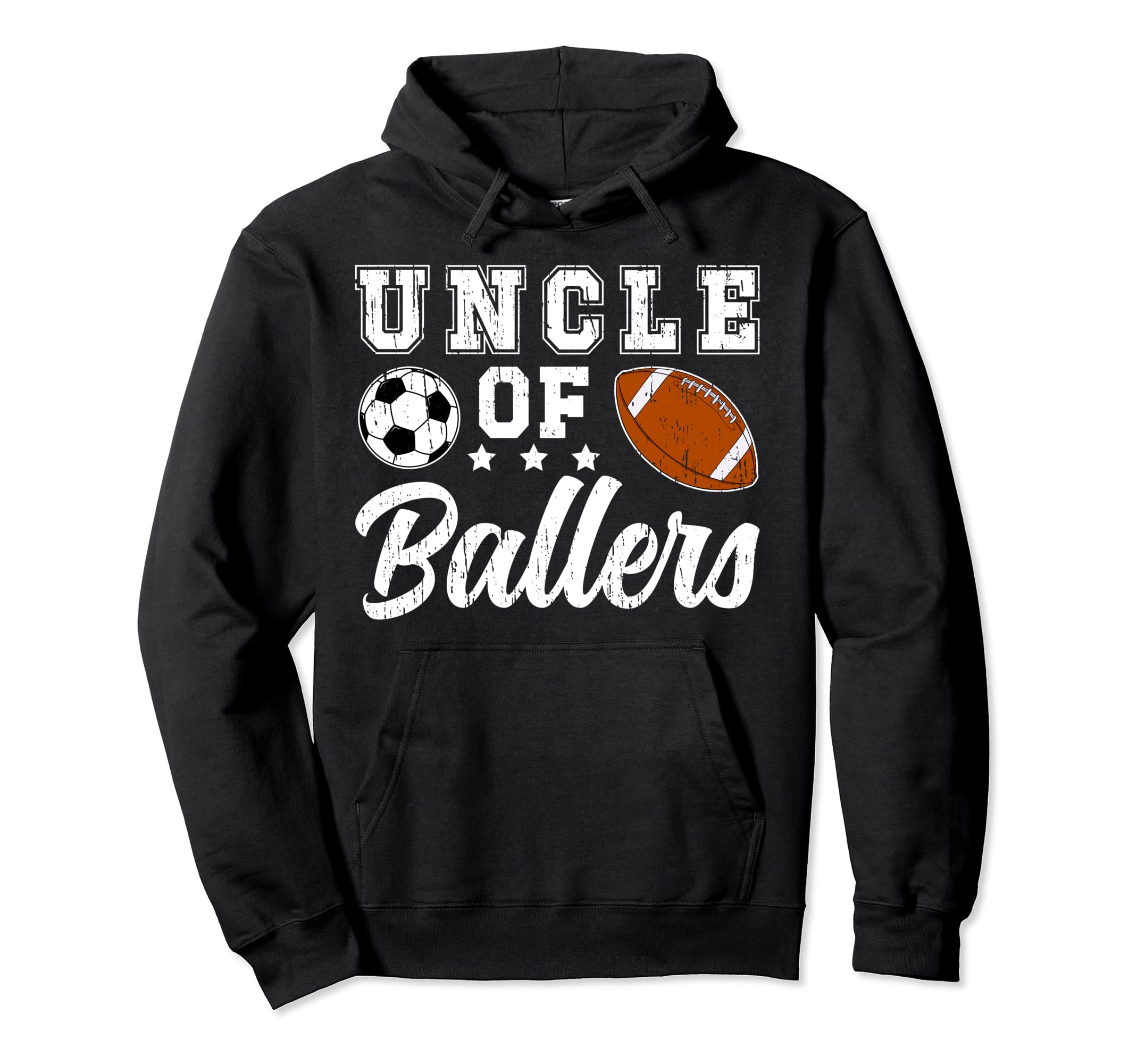 Uncle Ballers Proud Soccer Football Hoodie - Unique Graphic for Adults - T-Shirt, Sweatshirt, Hoodie