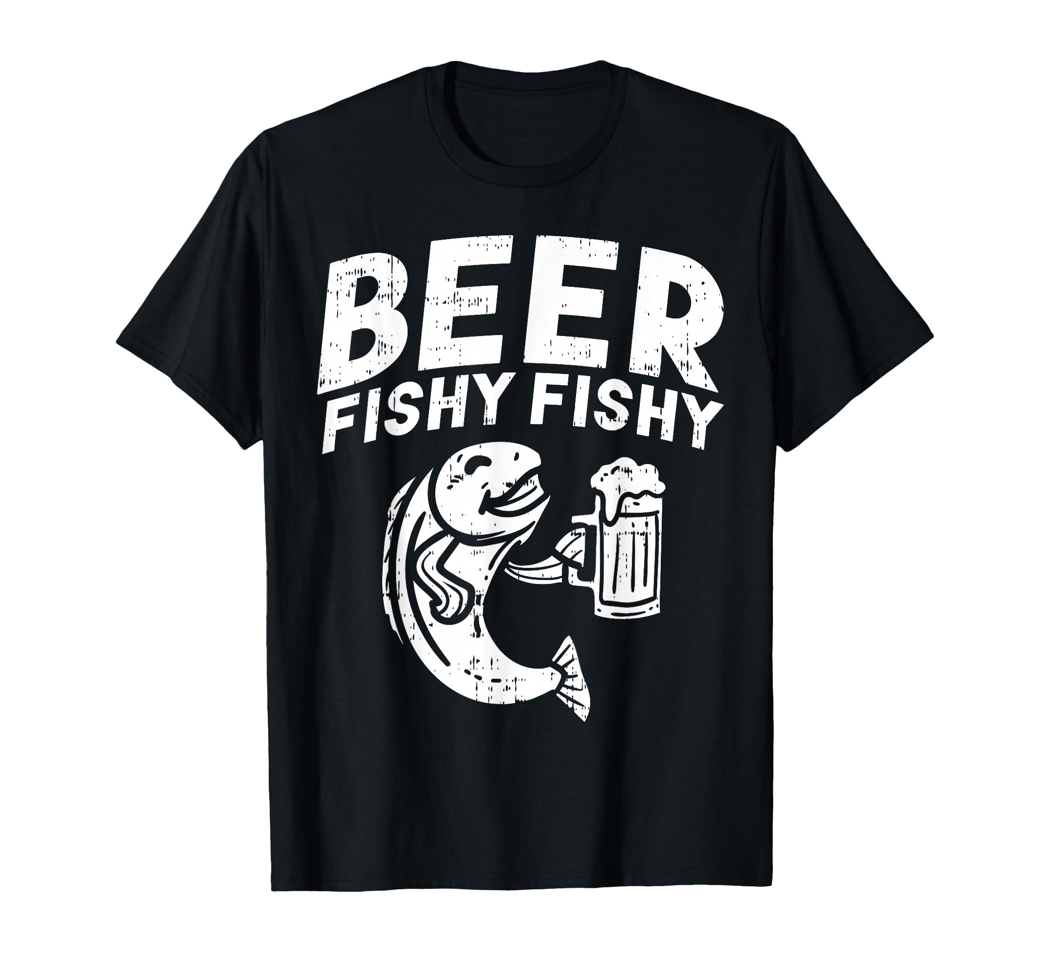 Beer Fishy Funny Fish Fisherman T-Shirt - Streetwear Style for Adults - T-Shirt, Sweatshirt, Hoodie