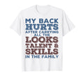 Funny My Back Hurts Dad Joke Family T-Shirt - Trendy Graphic Men Women - T-Shirt, Sweatshirt, Hoodie