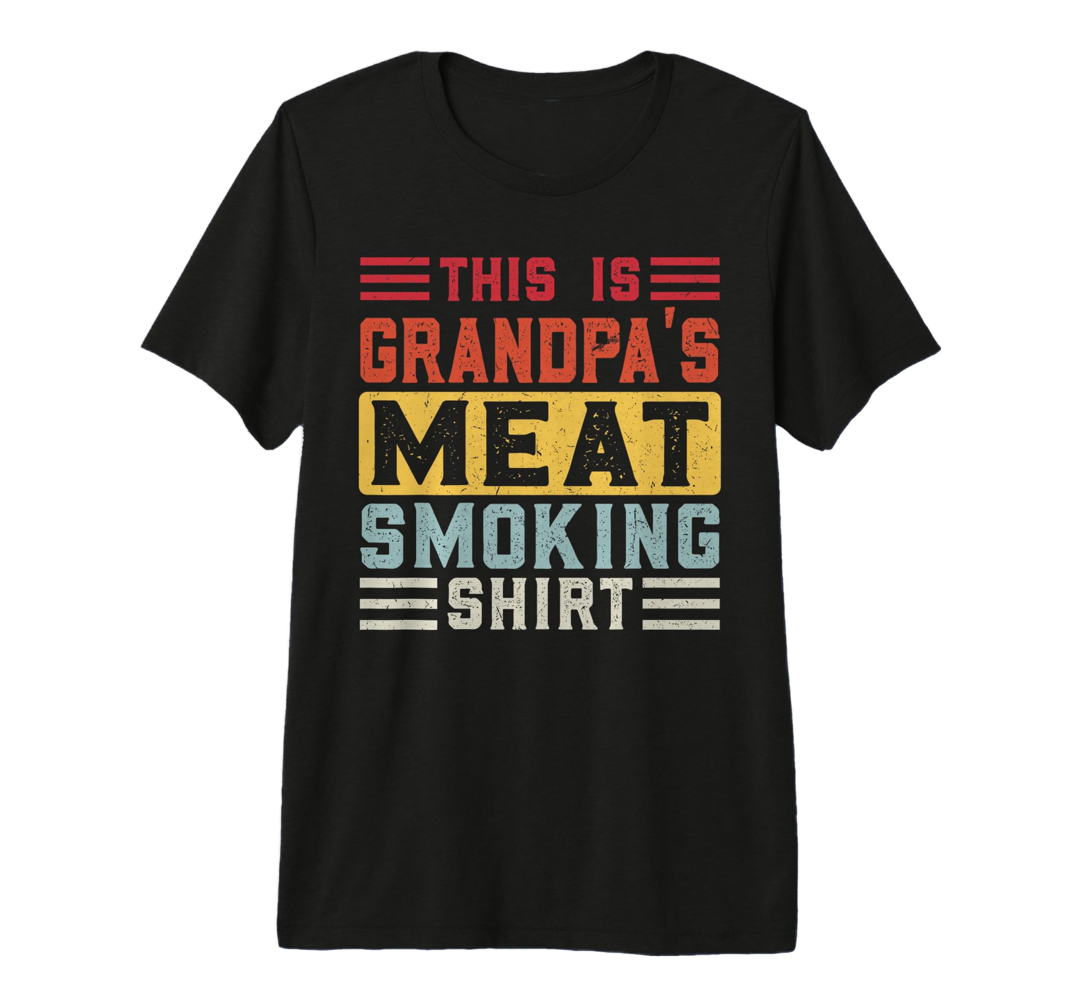 Mens This Is Grandpas Meat Smoking T-Shirt - Graphic Print Men Women - T-Shirt, Sweatshirt, Hoodie