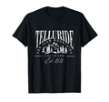 Telluride Colorado Ski Mountain Varsity T-Shirt - Custom Art Print Unisex - T-Shirt, Sweatshirt, Hoodie