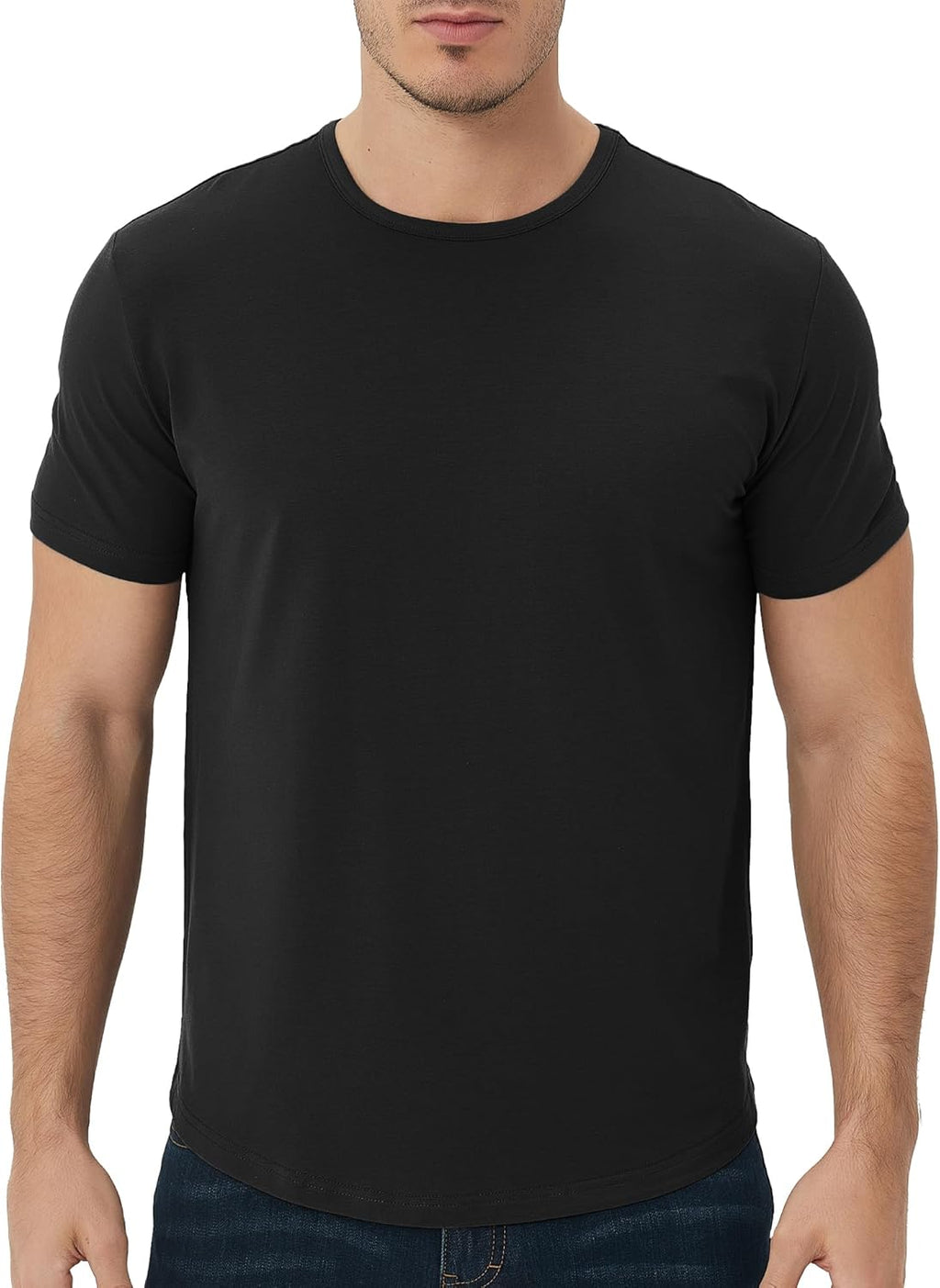 Men's Ultra-Soft Bamboo Viscose Curved Hem - Adult & Kids T-Shirts, Sweatshirts & Hoodies apparel design preview 1
