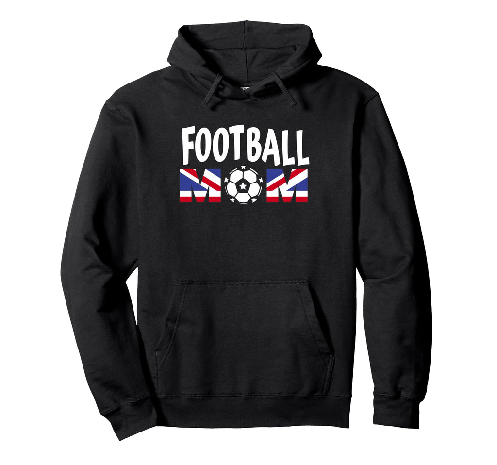 Football Mom Soccer Game Day Gift Proud Hoodie - Graphic Print Men Women - T-Shirt, Sweatshirt, Hoodie