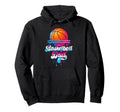 Basketball Dad Funny Fathers Day Ice Hoodie - Minimalist Print for Adults - T-Shirt, Sweatshirt, Hoodie