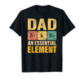 Daddy Periodic Dad Jokes Element T-Shirt - Minimalist Print Men Women - T-Shirt, Sweatshirt, Hoodie