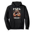 Papa Bear Funny Bears Animal Lover Hoodie - Custom Art Print for Adults - T-Shirt, Sweatshirt, Hoodie