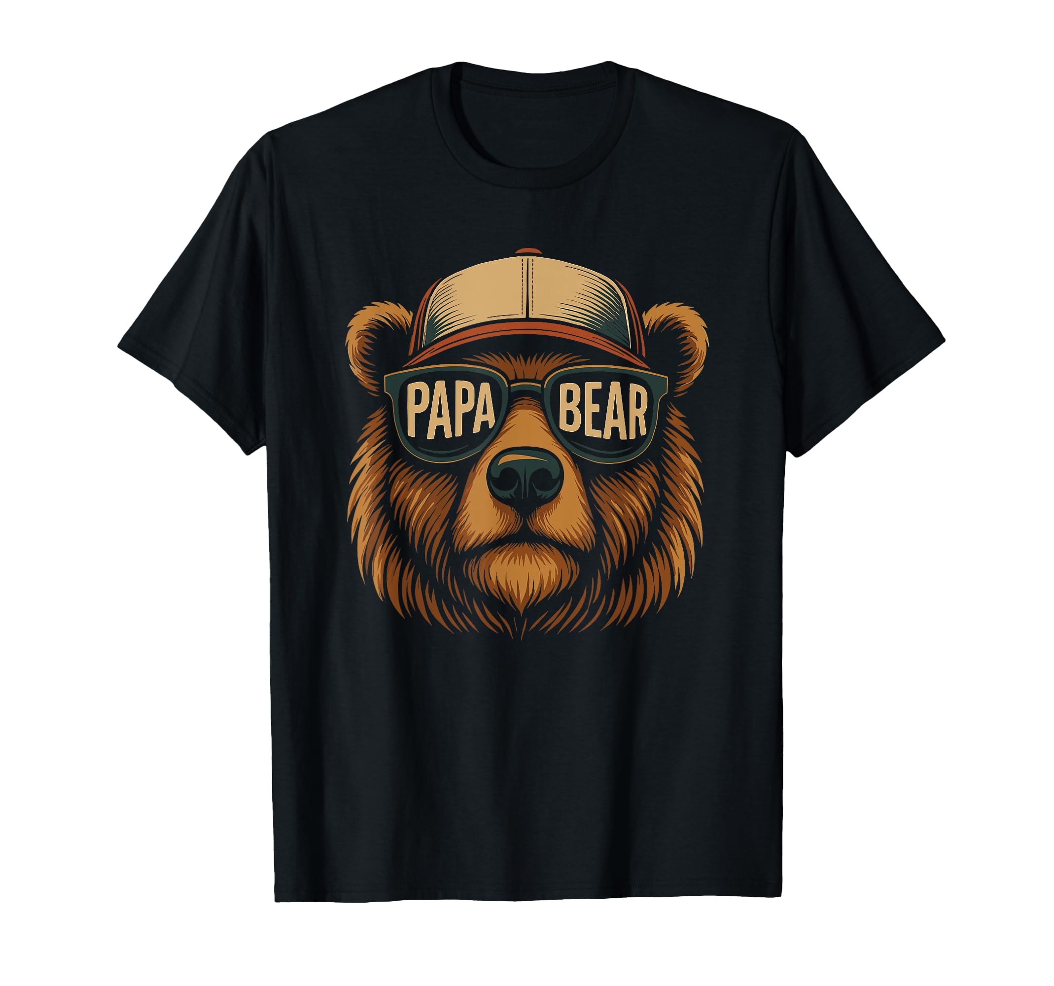 Papa Bear Fathers Day Best Papa Bear T-Shirt - Graphic Print for Adults - T-Shirt, Sweatshirt, Hoodie
