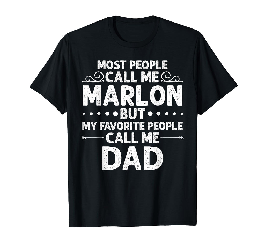 Marlon Gift Name Funny Fathers Day T-Shirt - Aesthetic Graphic Men Women - T-Shirt, Sweatshirt, Hoodie