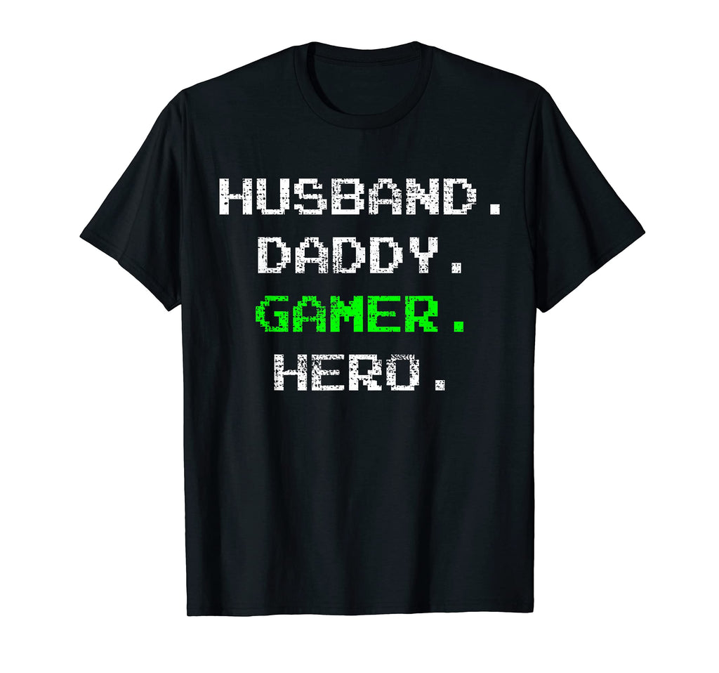 Gaming Dad Husband Daddy Gamer T-Shirt - Aesthetic Graphic Men Women - T-Shirt, Sweatshirt, Hoodie