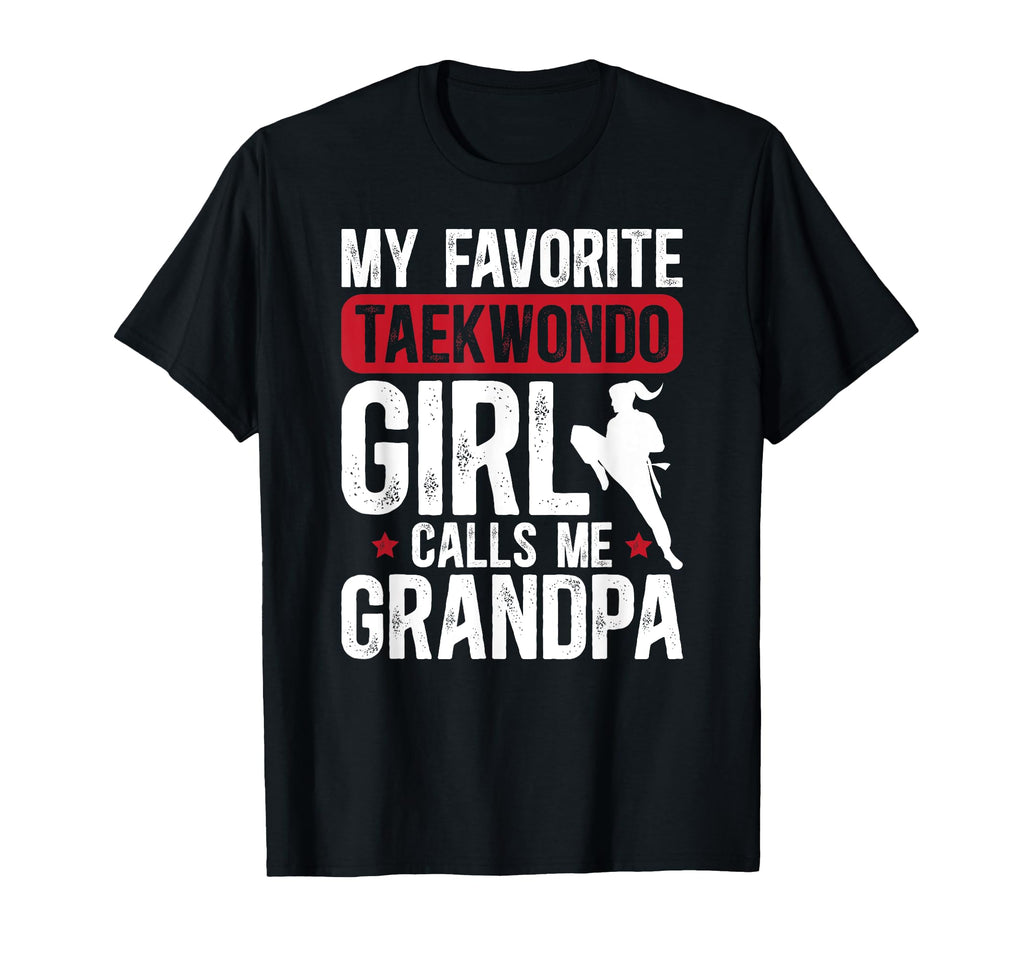 Proud Taekwondo Grandpa Taekwondo T-Shirt - Graphic Print for Adults - T-Shirt, Sweatshirt, Hoodie
