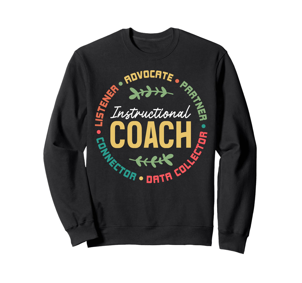 Proud Instructional Coach Sweatshirt - Minimalist Print for Adults - T-Shirt, Sweatshirt, Hoodie