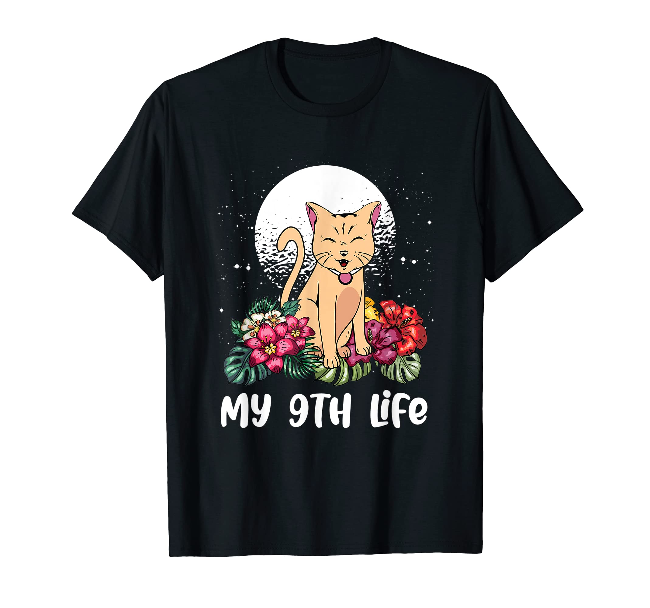 My 9Th Life Cat Lover Birthday Kitten Bday T-Shirt - Trendy Graphic Unisex - T-Shirt, Sweatshirt, Hoodie