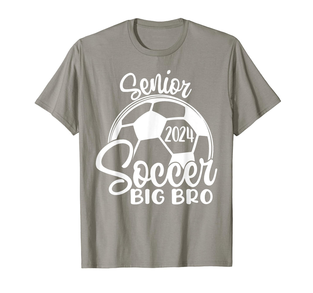 Senior Soccer Big Bro 2024 Class 2024 T-Shirt - Unique Graphic Unisex - T-Shirt, Sweatshirt, Hoodie