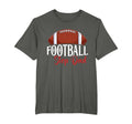 Proud American Football Step Dad Gifts T-Shirt - Graphic Print Men Women - T-Shirt, Sweatshirt, Hoodie