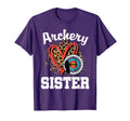 Archery Sister Leopard Heart Matching T-Shirt - Unique Graphic Men Women - T-Shirt, Sweatshirt, Hoodie