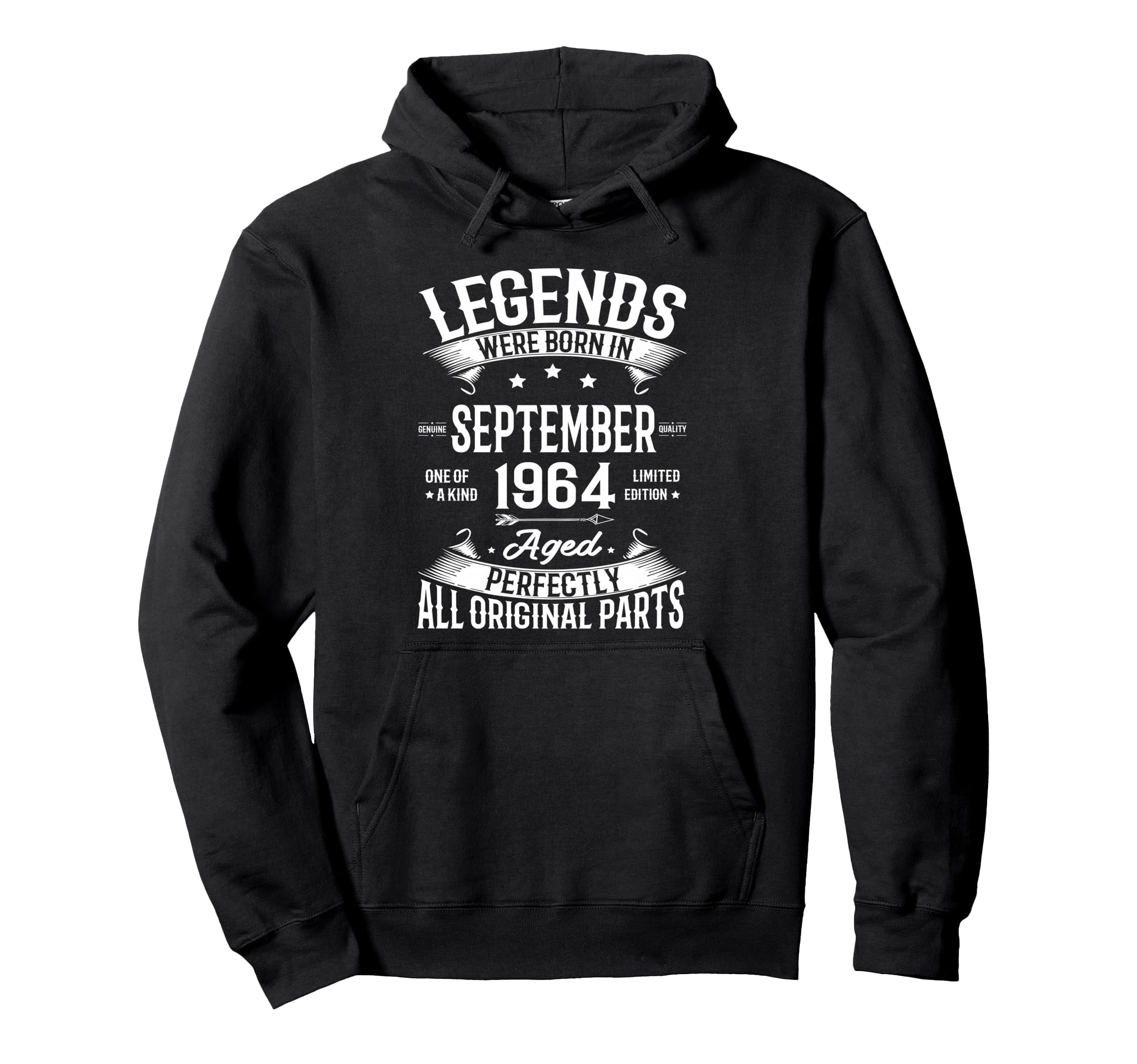 Legends Were Born September 1964 62Nd Hoodie - Custom Art Print Unisex - T-Shirt, Sweatshirt, Hoodie