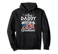 Proud Daddy 2024 Graduate Patriotic Hoodie - Custom Art Print for Adults - T-Shirt, Sweatshirt, Hoodie