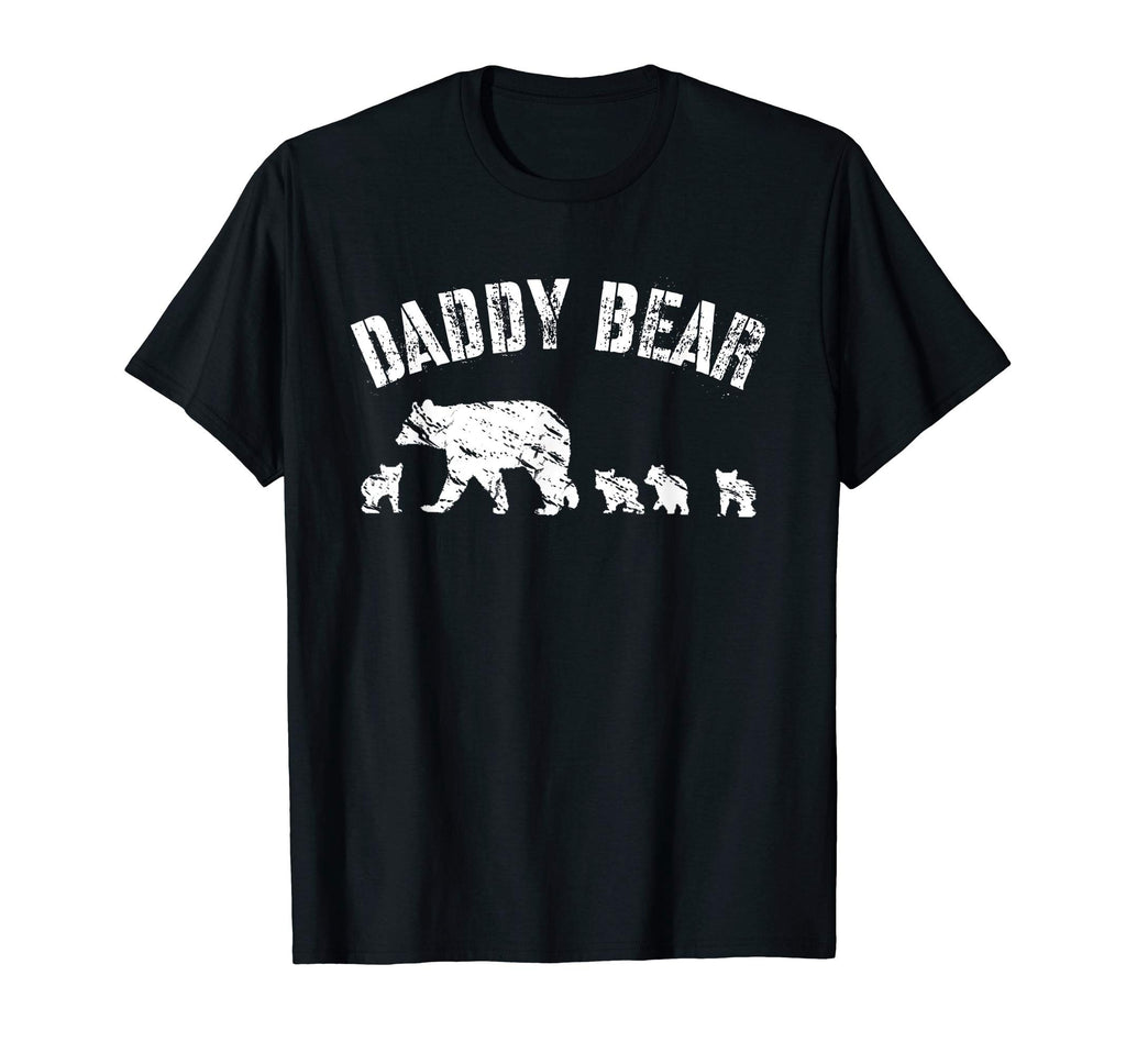 Daddy Bear 4 Four Cubs Dad Father Papa T-Shirt - Streetwear Style Unisex - T-Shirt, Sweatshirt, Hoodie