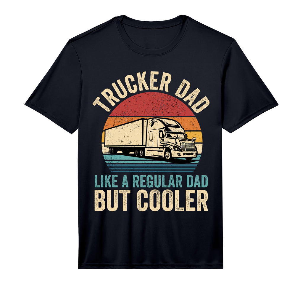 Mens Trucker Dad Like Regular Dad But T-Shirt - Custom Art Print Men Women - T-Shirt, Sweatshirt, Hoodie