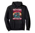 Truckers See More Funny Truck Driver Hoodie - Aesthetic Graphic for Adults - T-Shirt, Sweatshirt, Hoodie