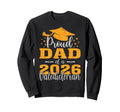Proud Dad 2026 Valedictorian Sweatshirt - Unique Graphic for Adults - T-Shirt, Sweatshirt, Hoodie