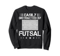 Futsal Game Court Football Sports Sweatshirt - Custom Art Print Men Women - T-Shirt, Sweatshirt, Hoodie