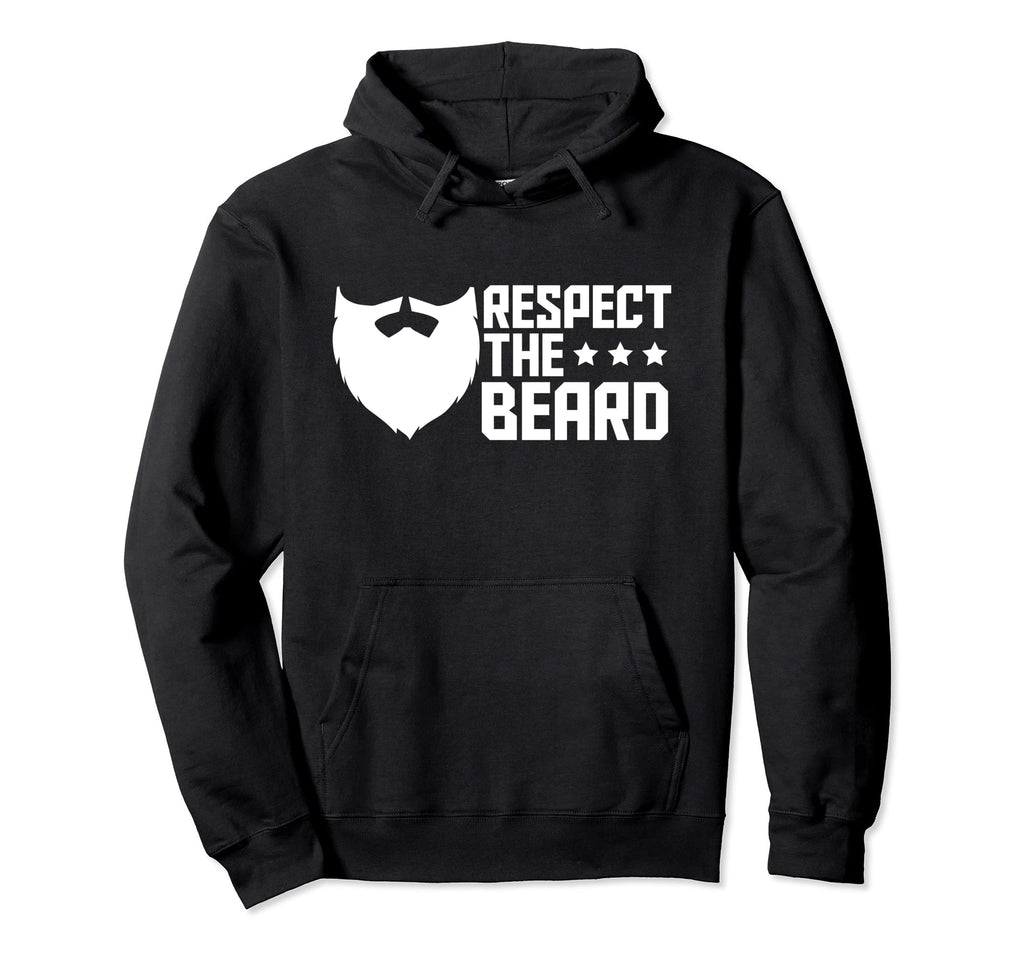 Respect Beard Hoodie - Minimalist Print Unisex - T-Shirt, Sweatshirt, Hoodie