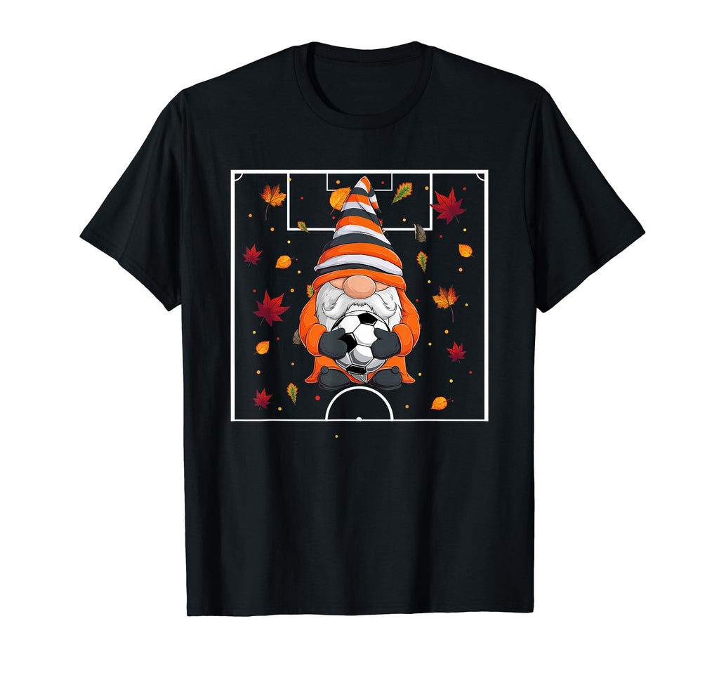 Soccer Gnome Halloween Autumn Gnomes T-Shirt - Novelty Apparel Men Women - T-Shirt, Sweatshirt, Hoodie