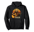 Funny Papa Bear Guitar Lover Fathers Day Hoodie - Custom Art Print Unisex - T-Shirt, Sweatshirt, Hoodie