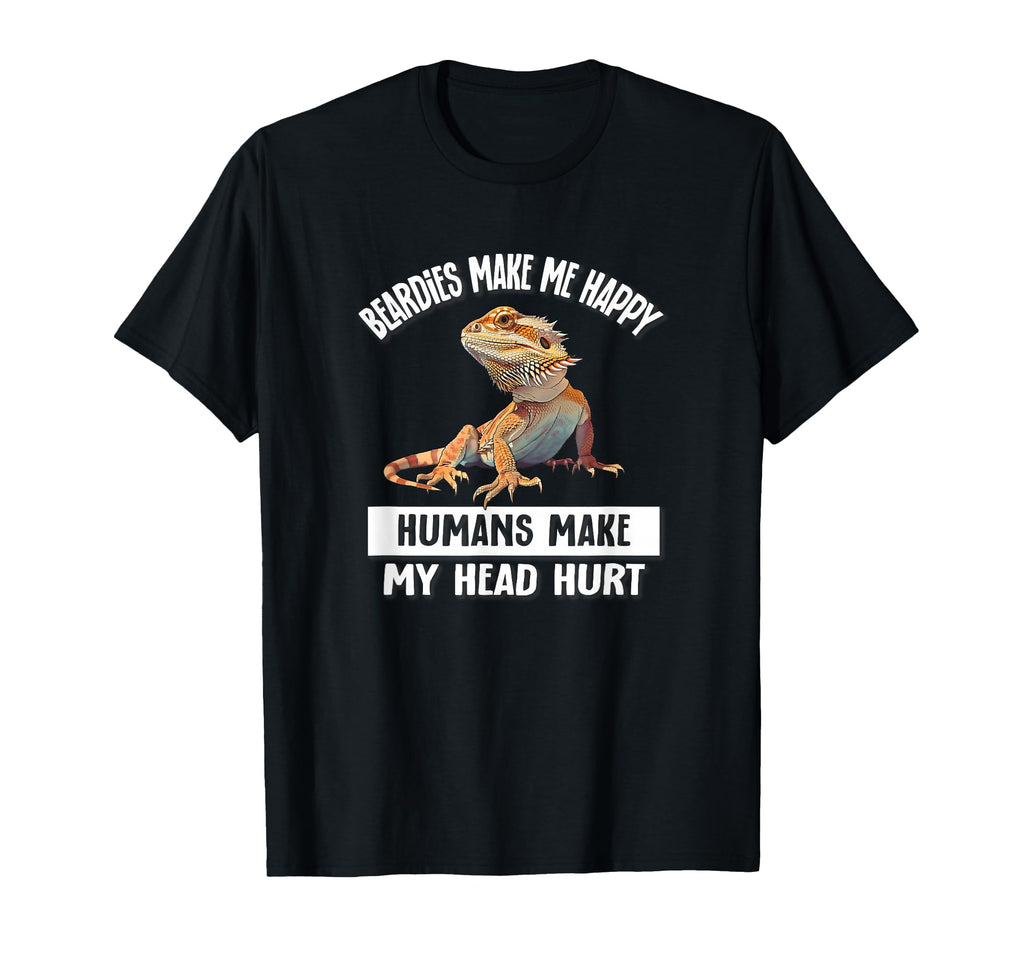 Tiny Dinosaur Humans Hurt Head Happy T-Shirt - Unique Graphic Men Women - T-Shirt, Sweatshirt, Hoodie