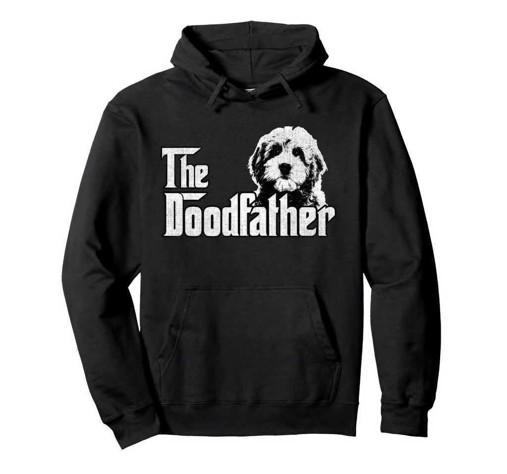 Mens Doodfather Goldendoodle Dog Hoodie - Aesthetic Graphic for Adults - T-Shirt, Sweatshirt, Hoodie