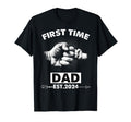 Fathers Day 2024 First Time Dad New T-Shirt - Fun Novelty Design Unisex - T-Shirt, Sweatshirt, Hoodie