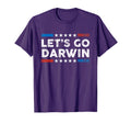 Lets Go Darwin Us Flag T-Shirt - Fun Novelty Design for Adults - T-Shirt, Sweatshirt, Hoodie