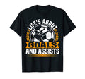 Soccer Life Is About Goals Funny T-Shirt - Aesthetic Graphic Men Women - T-Shirt, Sweatshirt, Hoodie