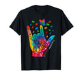 Be Kind Love Asl Sign Language Autism T-Shirt - Unique Graphic Unisex - T-Shirt, Sweatshirt, Hoodie