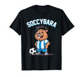 Soccybara Delight Funny Capybara T-Shirt - Casual Everyday Wear Men Women - T-Shirt, Sweatshirt, Hoodie