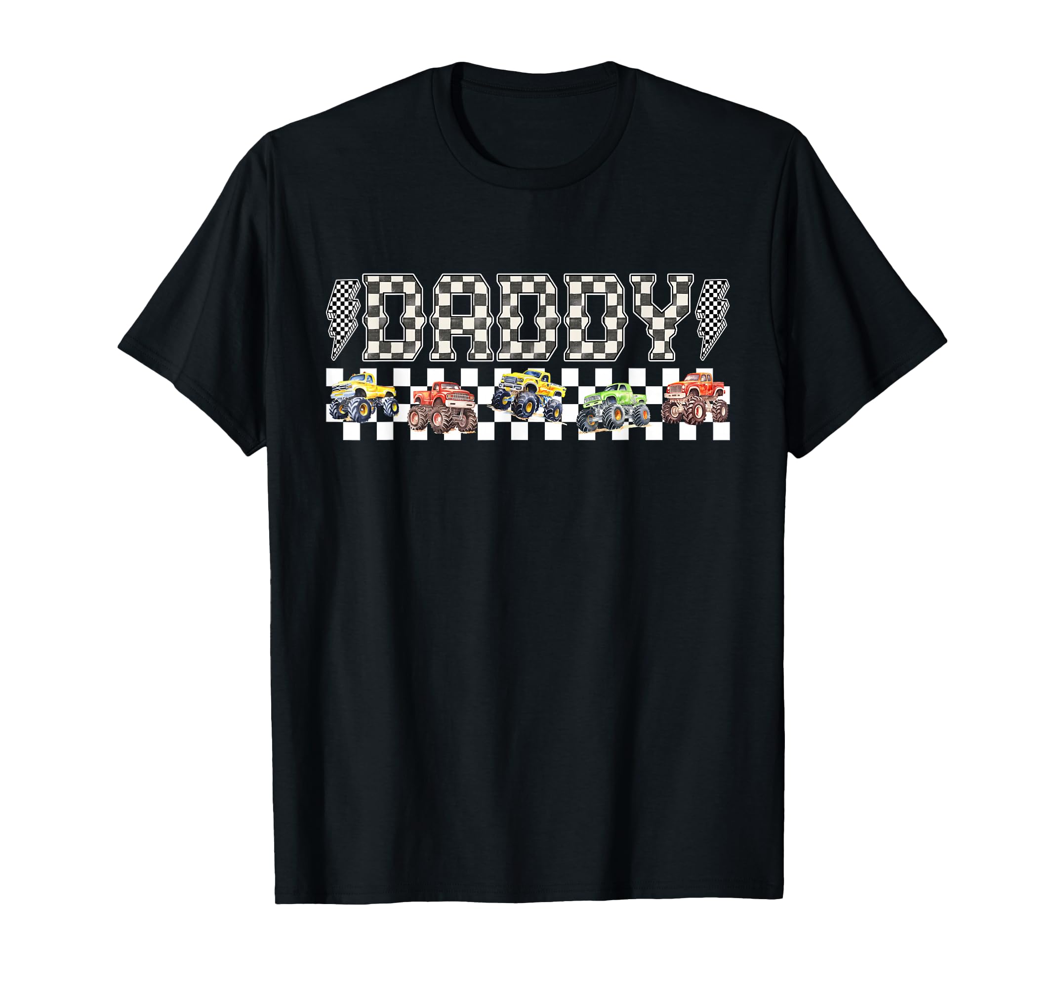 Daddy Monster Truck Family Crew T-Shirt - Aesthetic Graphic Men Women - T-Shirt, Sweatshirt, Hoodie