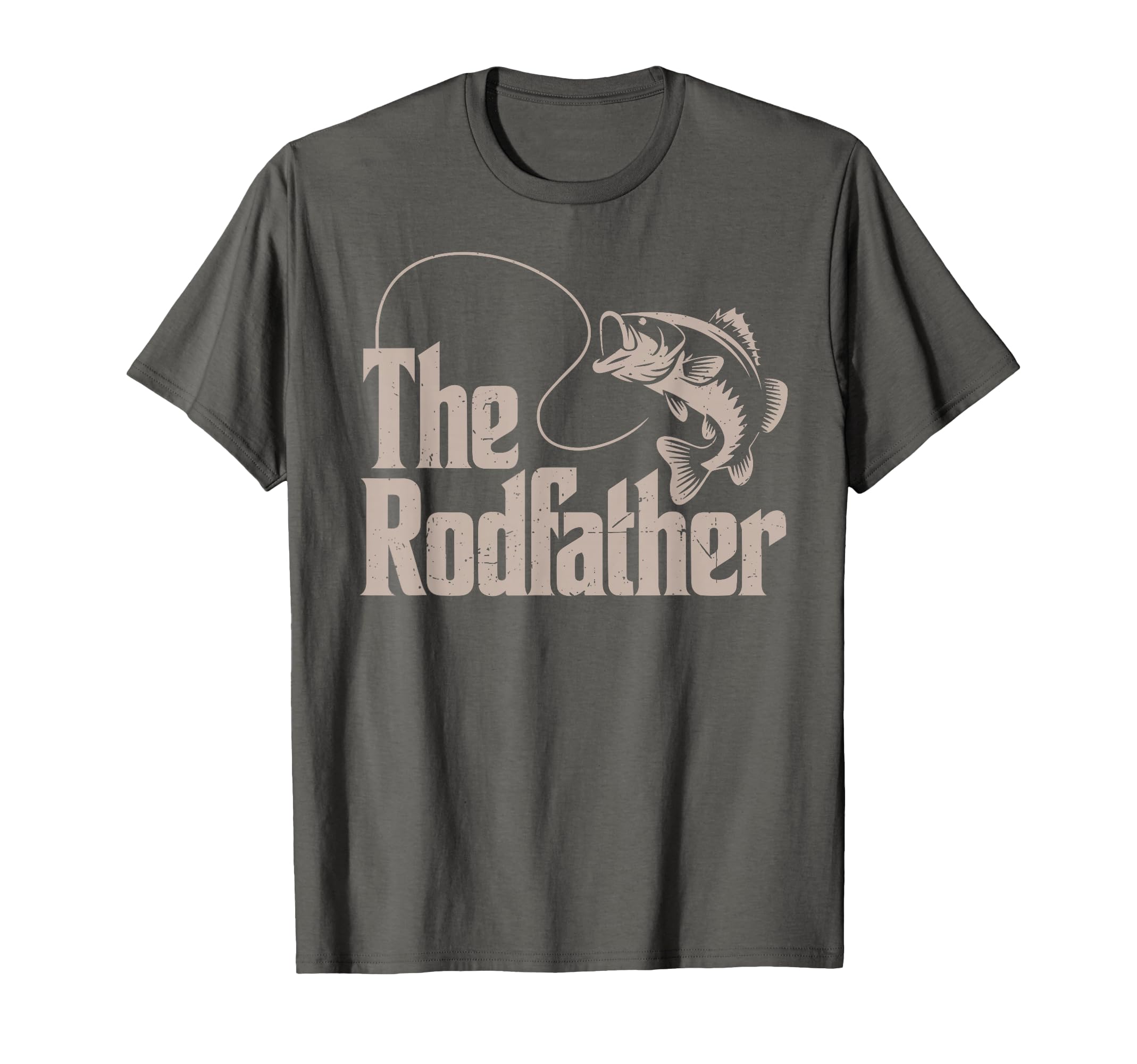 Rodfather Funny Bass Fish Dad Fishing T-Shirt - Fun Novelty Design Unisex - T-Shirt, Sweatshirt, Hoodie