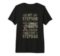 Mens Proud Military Stepdad Military T-Shirt - Novelty Apparel Unisex - T-Shirt, Sweatshirt, Hoodie