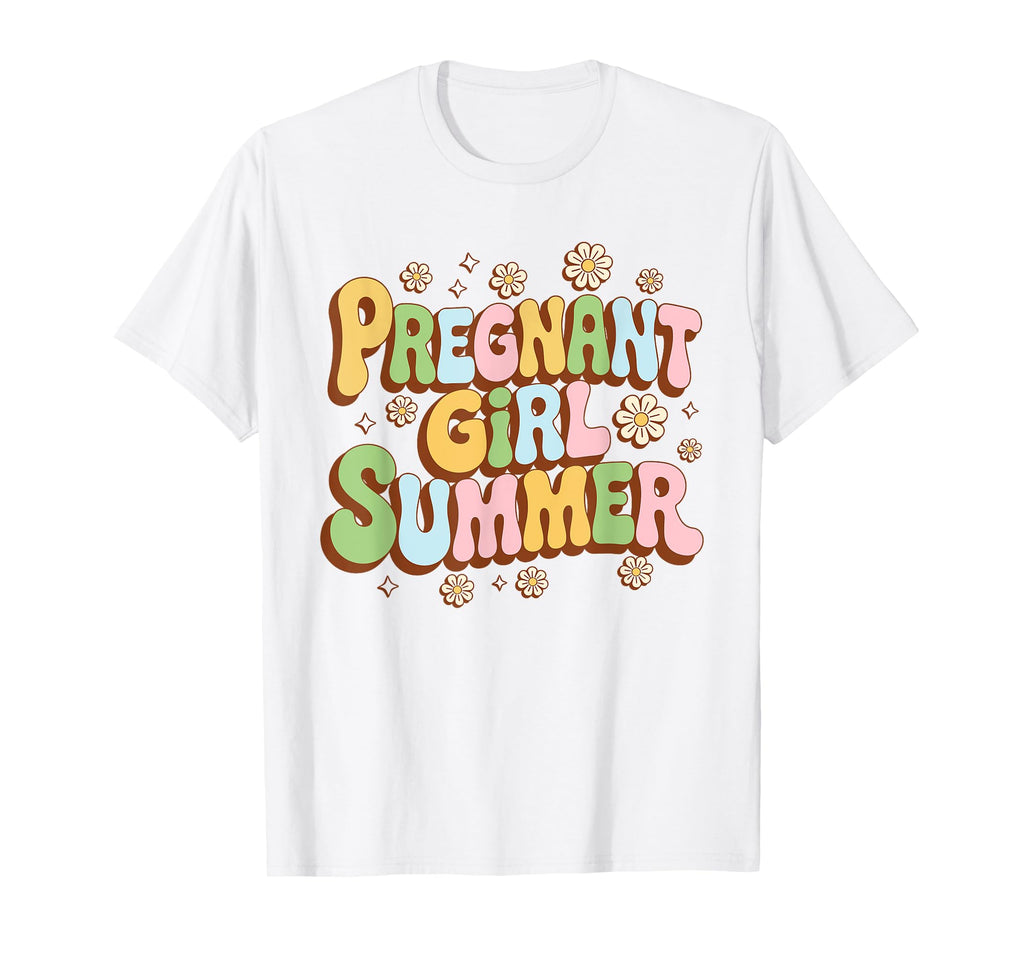 Groovy Pregnancy Reveal Pregnant T-Shirt - Unique Graphic for Adults - T-Shirt, Sweatshirt, Hoodie