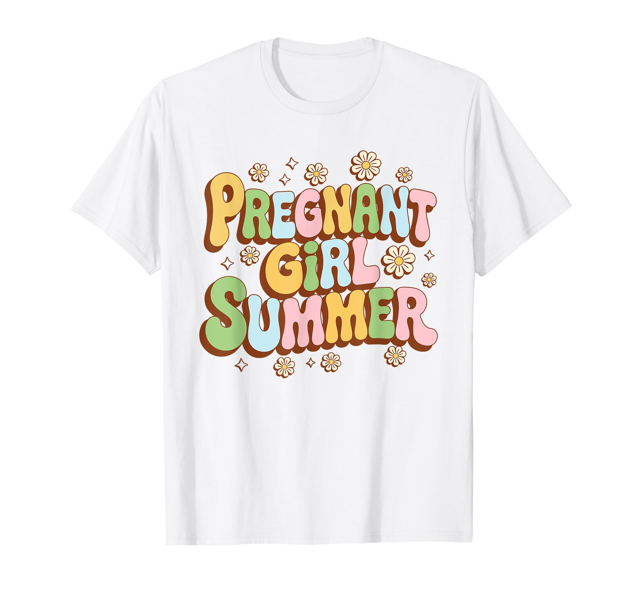 Groovy Pregnancy Reveal Pregnant T-Shirt - Unique Graphic for Adults - T-Shirt, Sweatshirt, Hoodie