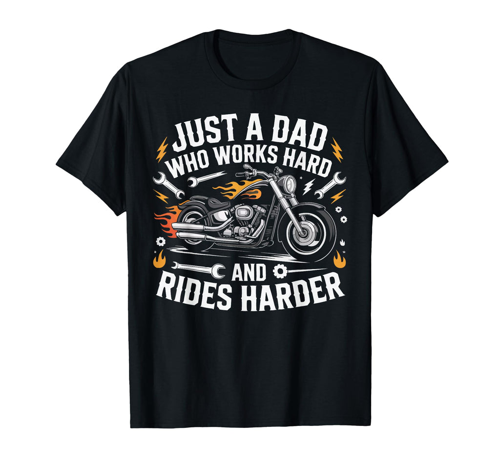 Motorcycle Dad Motorcyle Rider Daddy T-Shirt - Fun Novelty Design Unisex - T-Shirt, Sweatshirt, Hoodie
